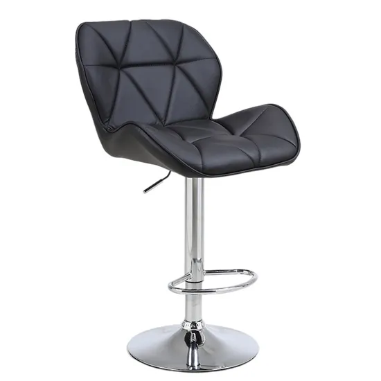 Modern Minimalist High Bar Chair Swivel Lifting Pulley Leisure Barber Bar Chair 