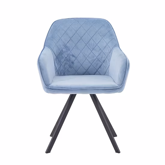 Restaurant Furniture Event Iron Frame Velvet Frame Stacking Dining Chair