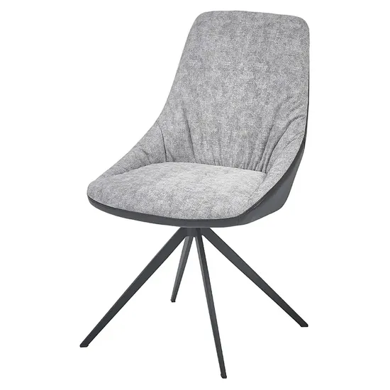 Modern Home Furniture Fixed Height Dining Chair with Rotating Function 