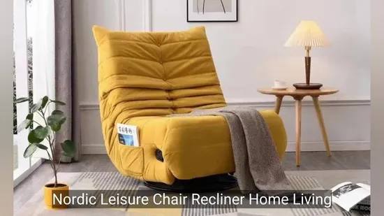 Nordic Lazy Chair Rotating Function Sofa Leisure Chair 