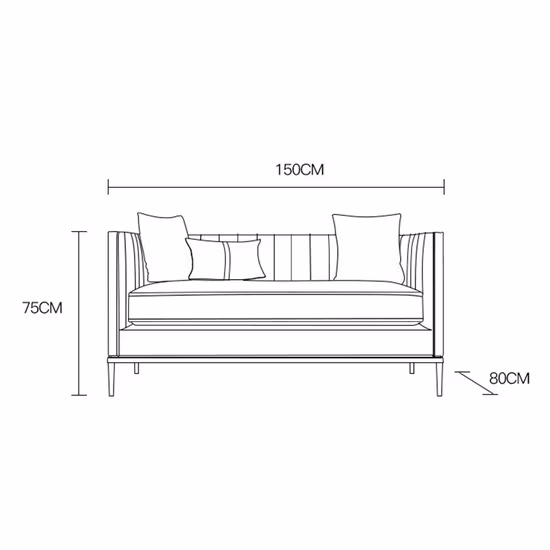 2020 Latest Design Modern Living Room Couch Leather Corner Sofa