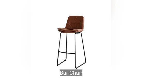 Wholesale Hotel Outdoor Restaurant Dining Chair Home Modern Furniture Bar Chair PU Leather Black Leg 