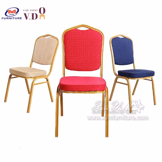 Stackable Aluminum Metal Hotel Restaurant Dining Banquet Chair (XYM