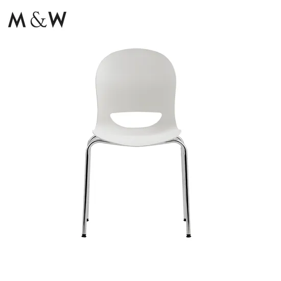 M&W Visitor Armrest Conference Meeting Dining Visitor Plastic Chair 