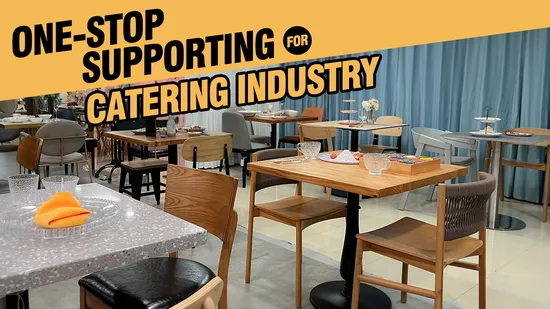 Durable Leisure Restaurant Cafe Soft Seat Armrest Wooden Dining Chair 