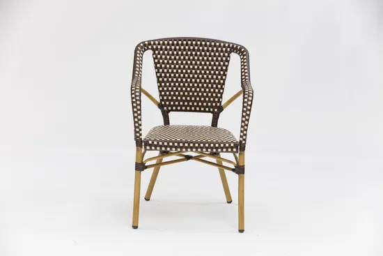 Hot Sale Commercial Garden Outdoor Bamboo Rattan Restaurant Dining Chair 