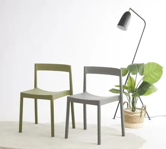 Modern Style outdoor Endurable North Europe Restaurant Plastic Chair 