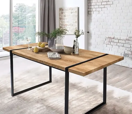 Modern Luxury Oval Round Wooden Marble Dining Tables 